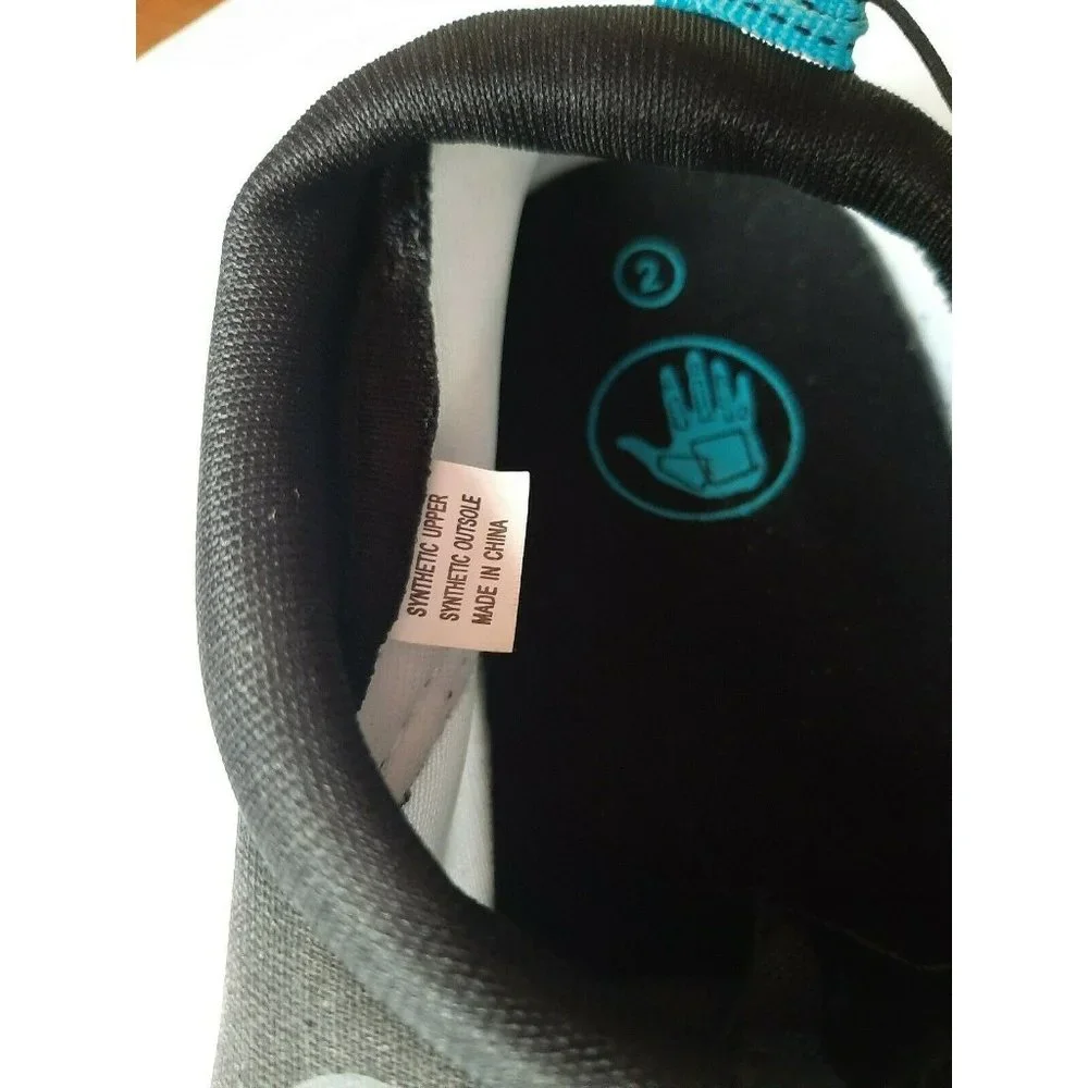 Water Shoes Size 2 Child's Body Glove Black Blue Eyes NWT